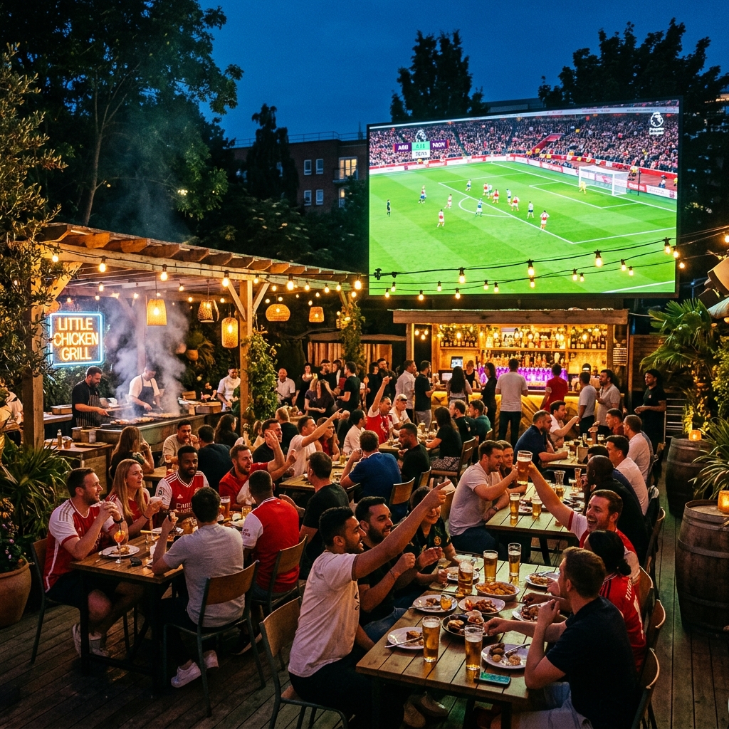 Live Football on Big Screens